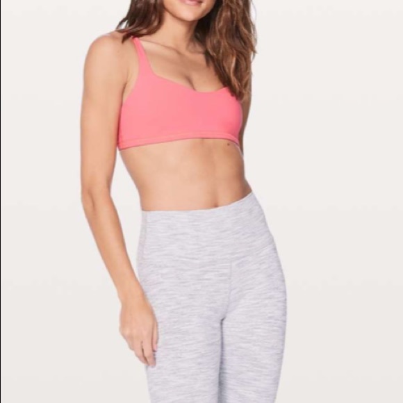 LULULEMON- Free To Be Bra Athletic Yoga Workout Sports - Picture 3 of 9
